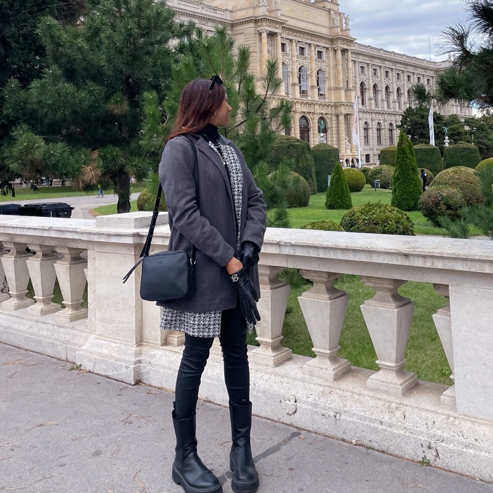 Banana Republic Charcoal Gray Coat